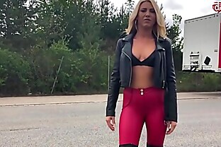 MyDirtyHobby - Kinky blonde with big tits doing anal with a truck driver