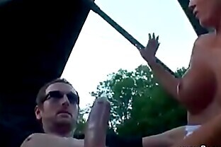 German Public Outdoor Fuck with Two Teens and Cum in Mouth 12 min