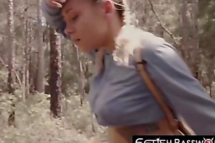 Lost in woods 18yo Marsha May dicked before facial