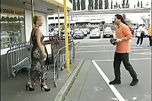 german milf picked up for her first anal
