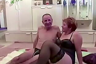 German Granny and Grandpa in Real Porn Casting for Cash