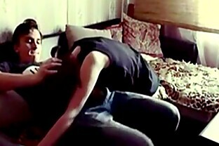 My shy girlfriend has wild sex on hidden cam