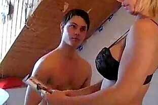 German Milf fucks with a