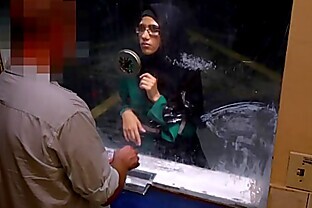 ARABS EXPOSED - Desperate Arab Woman Fucks For Money At Shady Motel
