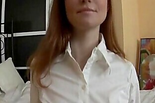 Redhead Gaping Anal for Russian Teen