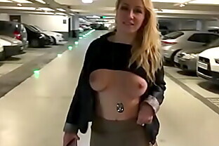 Flashing my body in public in a public parking