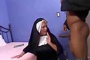 Nun anal creampie by BBC
