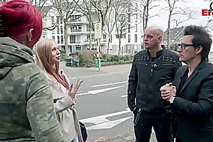 Deutsche blonde big tits milf bei flirt auf straße abgeschleppt
