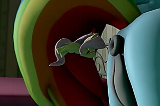 SFM Rainbow Dash Anal Vores Fluttershy While Twilight Licks Her Asshole 3d