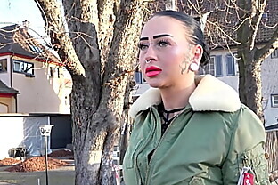 GERMAN SCOUT - FIT GERMAN FEMDOM TEEN KATHARINA PISS WHILE FUCK AT PICKUP SEX