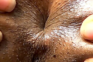 HD Sphincter Ass Hole Close Up Black Babe Deep Inside Butt Crack With Short Hairs , Skinny Msnovember Spreading Young Ass Cheeks Apart Winking Butthole , Laying Prone With Closed Legs And Thick Thighs HD Sheisnovember XXX