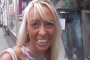 Hot German Blonde Amateur Sex In A Public Toilet POV