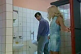 Horny Wife Fucks Stranger In Public Toilet