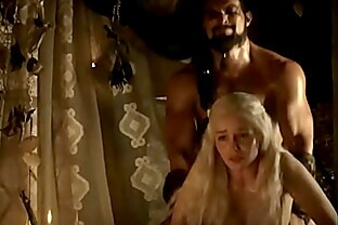 Game Of Thrones  Emilia Clarke Fucked from Behind (no music)