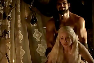 Game Of Thrones  Emilia Clarke Fucked from Behind (no music)
