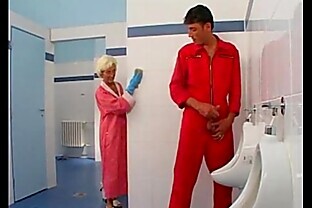 Hot blonde cleaning lady Tiffany