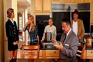 step Sisters Give A Double Blowjob