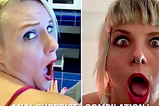 “Not My Ass!” Surprise Anal Amateur Cumpilation