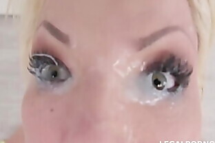 She is a Monster! Barbie Sins goes all in, Balls deep DAP, TP, TAP, QUAP GIO986