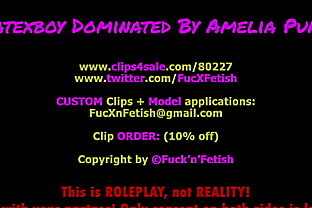 Latexboy Dominated By Amelia Punk - 22:37min, Sale: $20