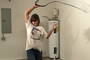 Mikaela Shefights MC Discipline - Merciless Whipping by Rough but Cute Girl