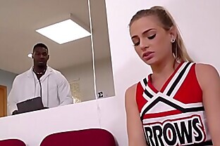 Cheerleader rides bbc