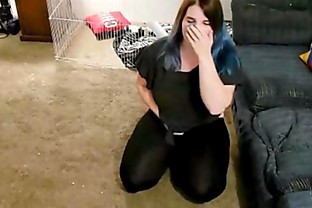 Teen Babysitter Caught Masturbating And Blackmailed To Finish