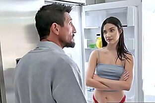 Hot teen is disgusted by pervy step grandad