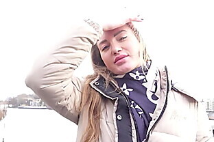 GERMAN SCOUT - Blonde tall Girl Julia Maze seduce to Cheating Casting Fuck at Model Job
