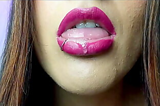 Mouth milking - Tongue and spit