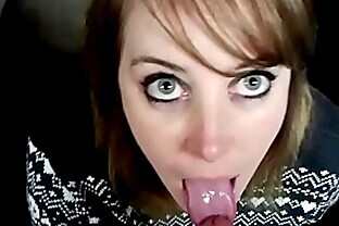 She sucks a stranger