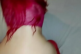 Ruiva safada de lingerie tomando ferro no motel (Veja completo no RED)