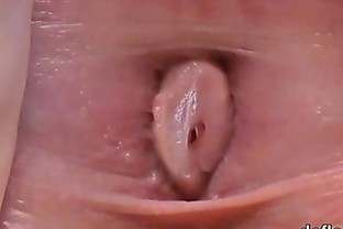 Losing virginity of fervid sweetie spread vulva and masturbating