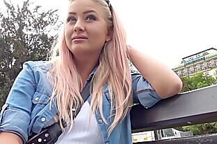 GERMAN SCOUT - CURVY COLLEGE TEEN TALK TO FUCK AT REAL STREET CASTING FOR CASH