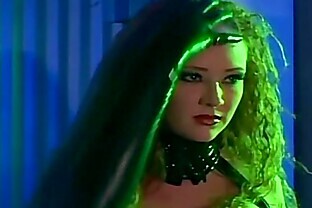 Redhead fucking in gloves and a latex uniform