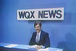 Anchorman gets his dick sucked under the desk