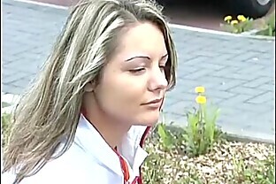 german teen picked up for first anal