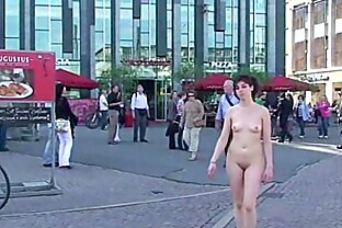 Crazy Miriam Nude On The Road