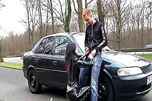 german Biker with Dildo Jacuzzi