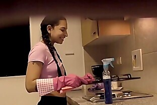 MAMACITAZ - #Matilde Ramos - Horny Latina Maid Squirting In Hot POV Fuck