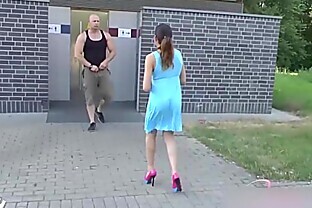 b. ANAL Outdoor Fuck In Public Parking Lot