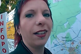 German MILF picked up and FUCKED by stranger