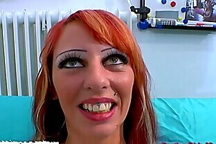 Sexy eccentric babe loves getting fucked deep
