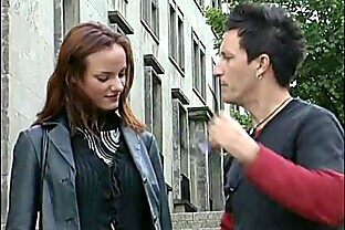 Blonde whore in rough bonking