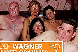 YUCK! Ugly old swingers! Grannies & grandpas have themselves a naughty fuck fest!