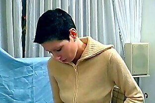 Skinny shorthaired girl plays with dildo - Sascha Production - Free Porn Videos - YouPorn