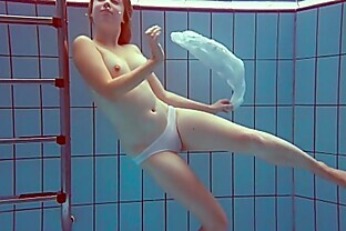 Spanish Breast Chained at underwater