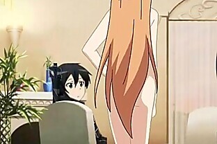 Sword art Hentai - Asuna play mode