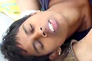 Indian Pierced nipples doing Tied