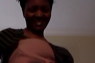 Real African Amateur Natural Big Tits